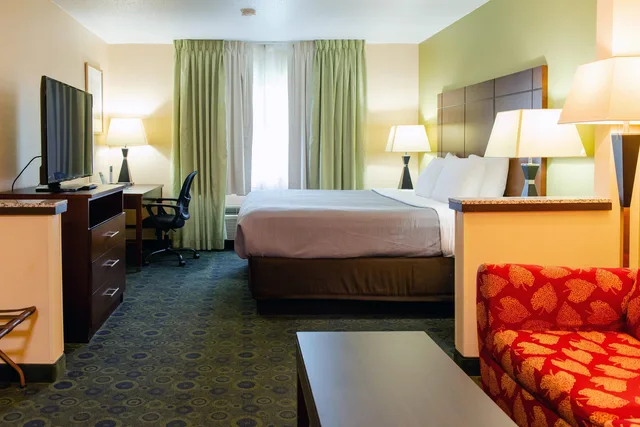 Efficiency, Suite, King Bed, Quality Inn & Suites Bloomington I-55 and I-74 2/6