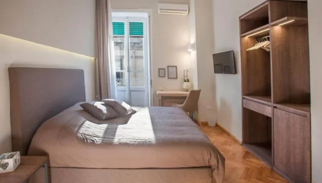 غرفة كلاسيكية بسريرين منفصلين بغرفة نوم واحدة، B B Palazzo Depretis 3/4