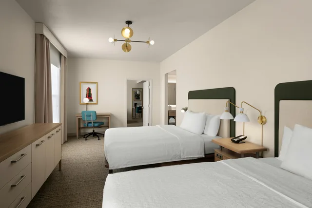 جناح بسريرين كوين بغرفة نوم واحدة، Homewood Suites By Hilton Sacramento Airport-Natomas 1/3