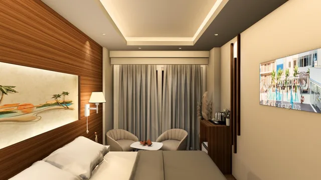 غرفة بشرفة، Arte Hotel 7/10
