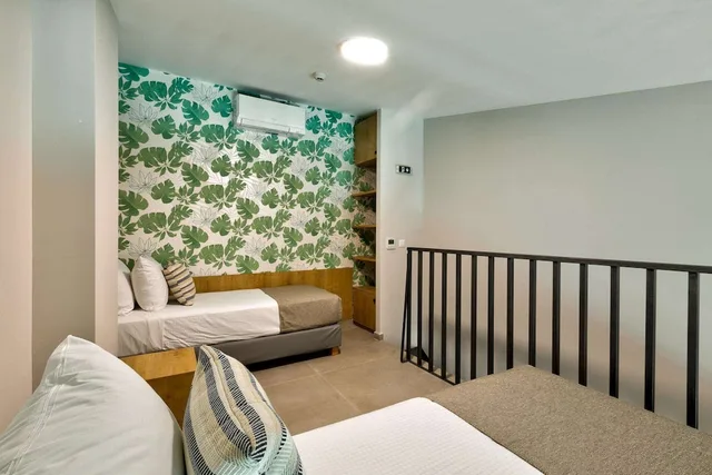 Family, 1 Double and 1 Single Bed, Two Story، White Olive Premium Laganas 1/3