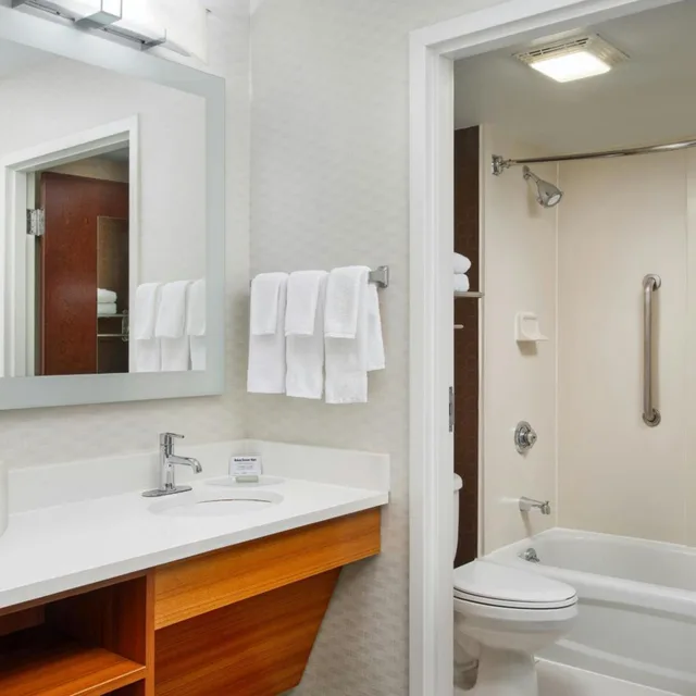 استوديو بسرير مزدوج مع أريكة، SPRINGHILL SUITES BY MARRIOTT CHICAGO ELMHURST/OAKBROOK AREA 2/3