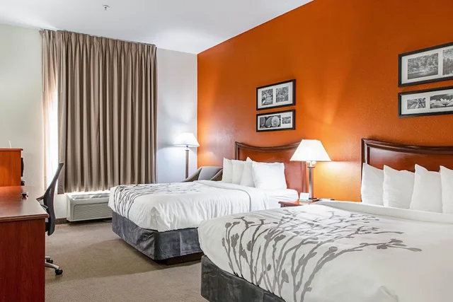 غرفة قياسية بسريرين كوين، Sleep Inn & Suites Hobbs 1/2
