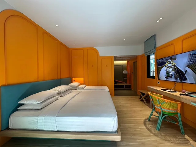 Tropical, Luxury, 1 Double and 1 Single Bed، Banlansuan Resort 1/3