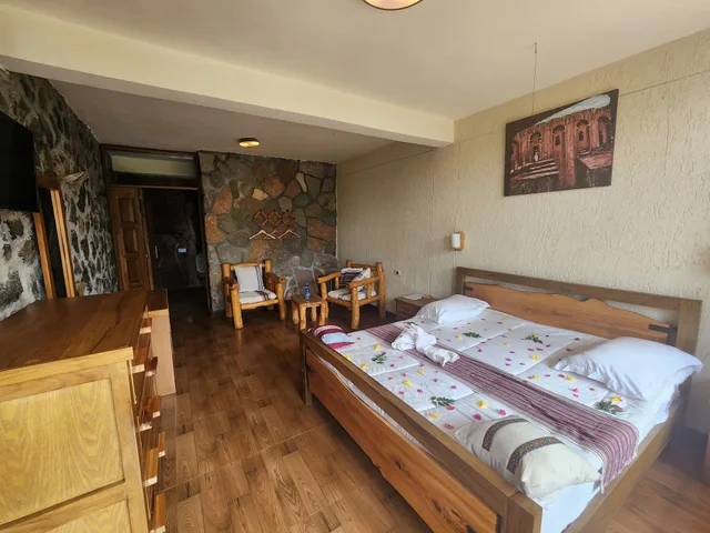جناح استوديو شهر العسل بسرير كينج بإطلالة على الجبل، Sora Lodge Lalibela 4/9