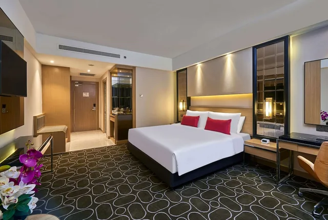 غرفة ديلوكس بسرير كينج، Wyndham Acmar Klang 2/3