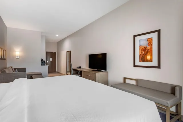 جناح بسرير كينج بغرفة نوم واحدة مع أريكة لذوي الإعاقة، Comfort Suites Scottsdale Talking Stick Entertainment District 1/9
