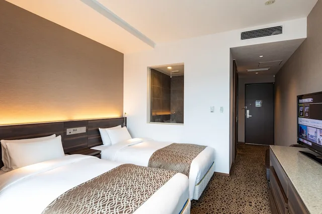 غرفة سوبيريور اقتصادية بسريرين منفصلين بحوض استحمام، Piazza Hotel Nara 1/5