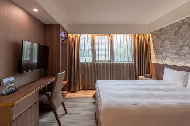 جناح ديلوكس بسرير كوين، Guide Hotel Taipei Fuxing N. 1/10