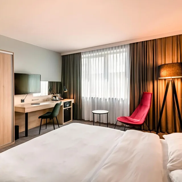 غرفة قياسية بسرير مزدوج، Park Inn By Radisson Krakow 1/8