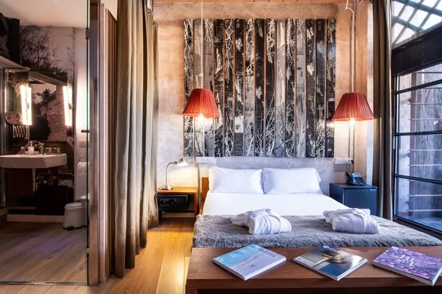 غرفة بريميوم بسريرين منفصلين بشرفة، Brondo Architect Hotel 6/10