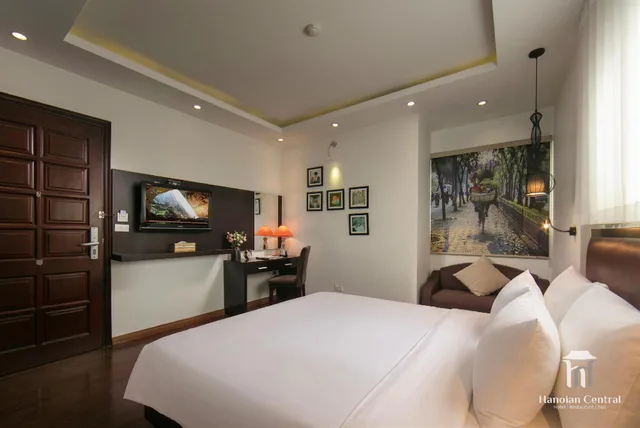 غرفة سوبيريور بسرير كينج، Hanoian Central Hotel and Spa 2/3