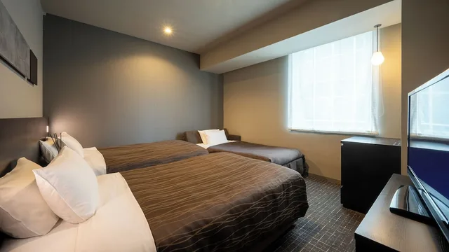 غرفة سوبيريور بسريرين منفصلين للمدخنين، Sendai Washington Hotel 4/7