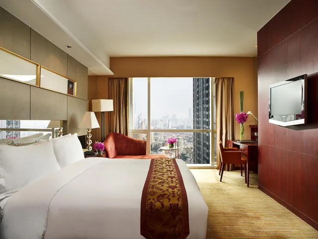 جناح بريستيج بسرير كينج بإطلالة على المدينة، Sofitel Galaxy Nanjing 1/4
