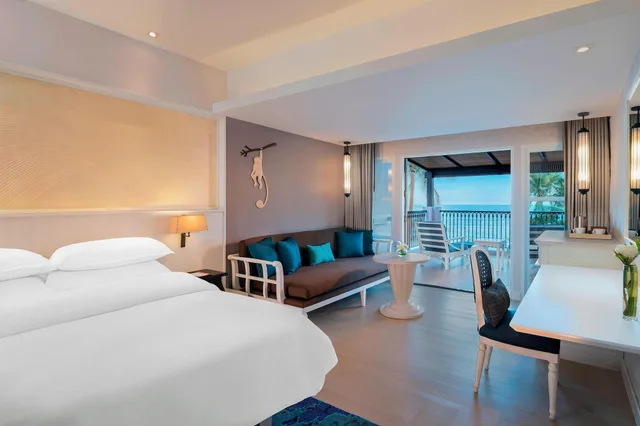 غرفة بسرير كينج بشرفة، SHERATON SAMUI RESORT 1/9