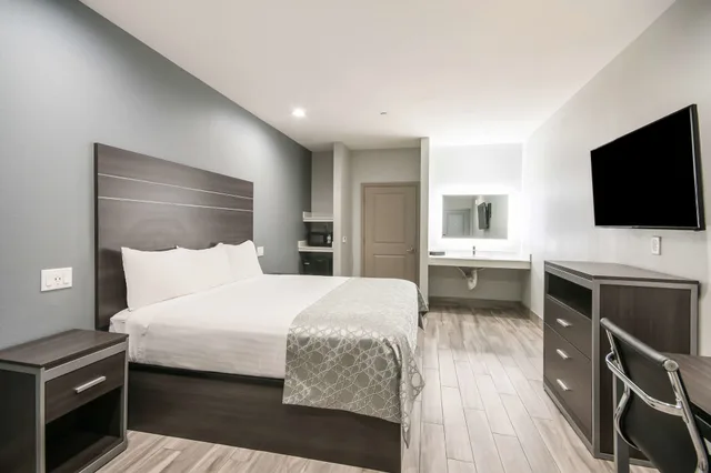 غرفة بسرير كينج لذوي الإعاقة، Americas Best Value Inn & Suites Northeast Houston Downtown I-610 3/4
