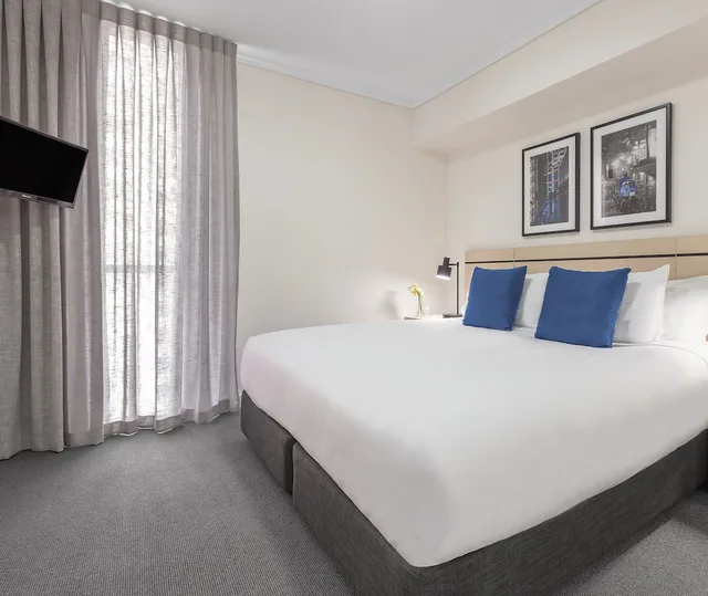 شقة بسرير كوين بغرفة نوم واحدة، Oaks Brisbane Festival Suites 1/5