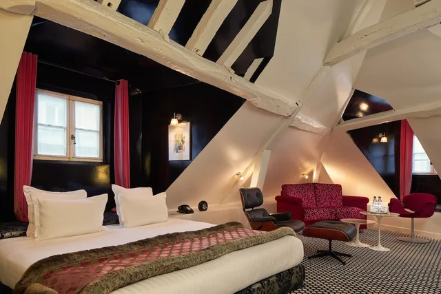 جناح جونيور بسرير كينج، Hotel Du Petit Moulin 1/4