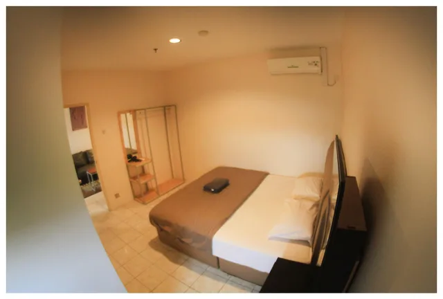 غرفة قياسية بسرير كوين وسرير فردي بغرفتي نوم، Apartment Queen Victoria Batam 2/2