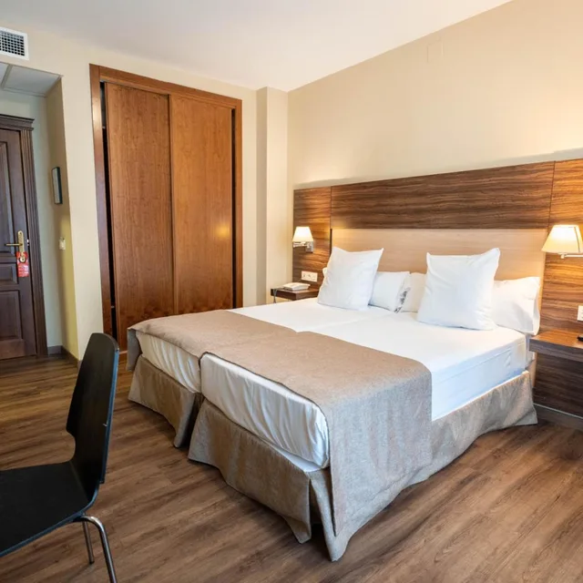 غرفة بسرير مزدوج أو سريرين منفصلين، Hotel Finca Los Abetos 2/9