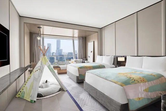 Family, 2 Double Beds, River View, Jw Marriott Marquis Hotel Shanghai Pudong 1/3