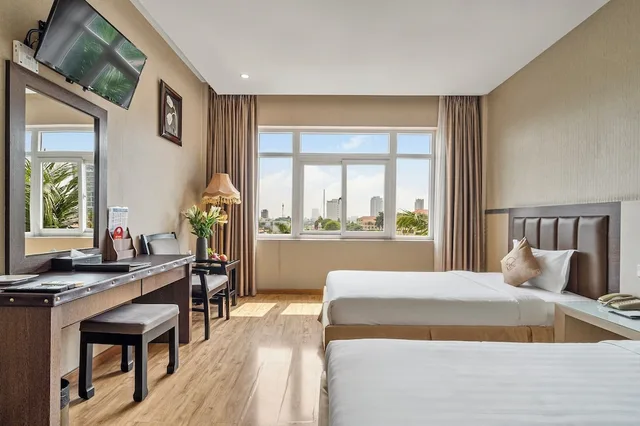 غرفة ديلوكس بسريرين منفصلين، Eden Plaza Danang 2/5