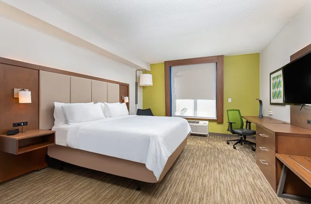 غرفة بسرير كينج لذوي الإعاقة، Holiday Inn Express Hotel and Suites Mt. Juliet-Nashville Area 3/3