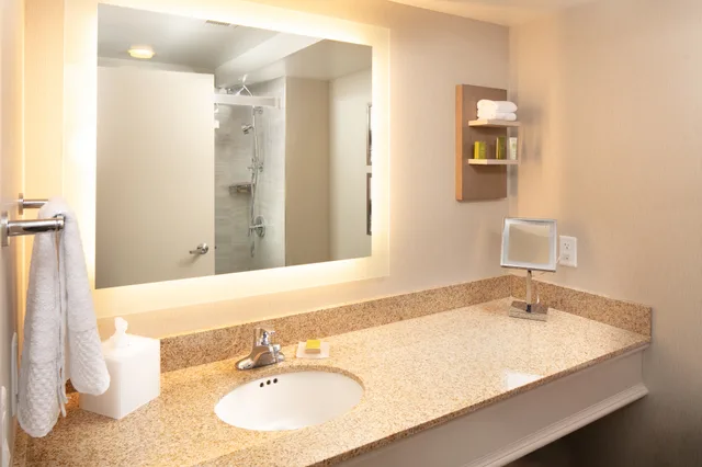 غرفة تنفيذية بسرير كينج مع دخول الصالة، Hilton Madison Monona Terrace 2/2