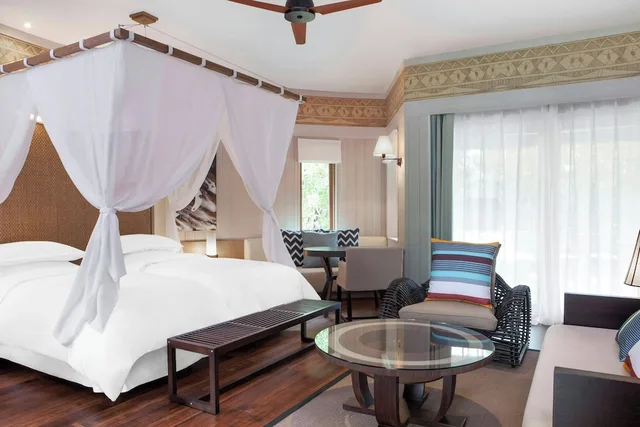 Bungalow, Twin Beds, Beach View, Balcony, Sheraton New Caledonia Deva Resort & Spa 1/2