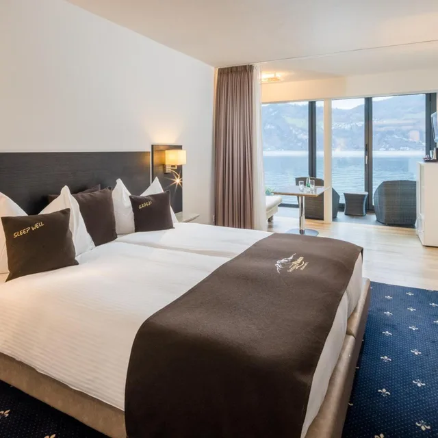 جناح جونيور بإطلالة على البحيرة، Seehotel Pilatus 1/3