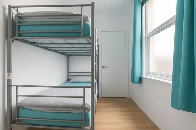 غرفة اقتصادية بسريرين منفصلين وسرير بطابقين بحمام مشترك، NX London Hostel (ex. New Cross Inn Hostel) 3/4