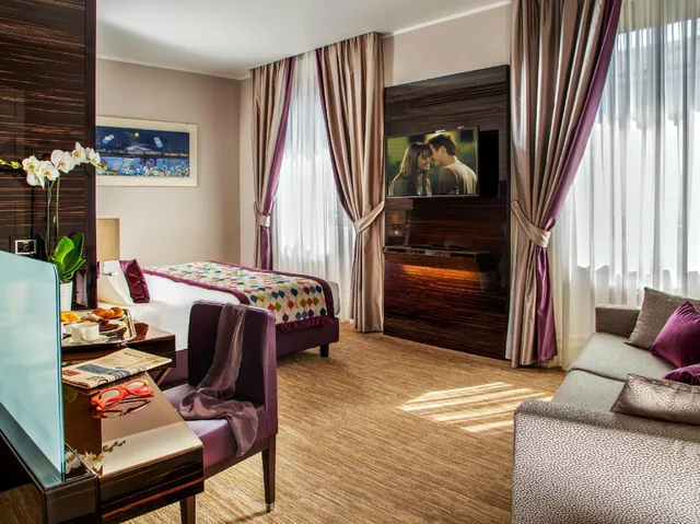 غرفة تنفيذية بسرير مزدوج أو سريرين منفصلين مع أريكة، Gioberti Art Hotel 2/2