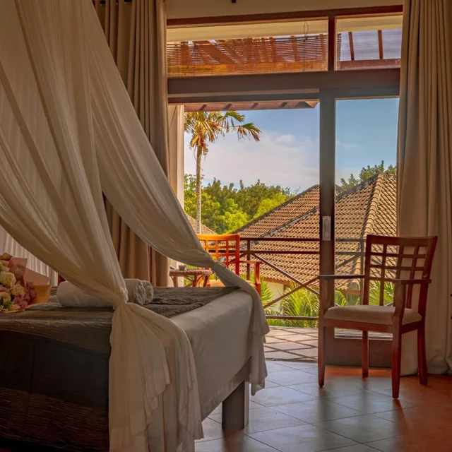 غرفة سوبيريور بسرير مزدوج بإطلالة جزئية على البحر، Ecosfera Hotel 6/9