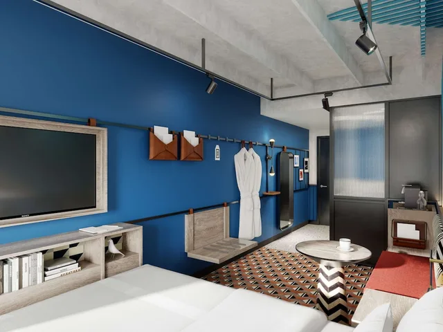 Tribe Extra, Queen Bed, City View، TRIBE Auckland 2/5