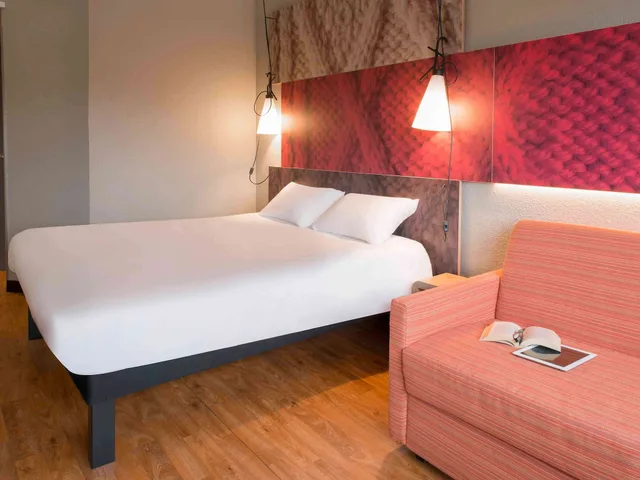 غرفة قياسية بسرير مزدوج مع أريكة، Ibis Valence Sud 3/10