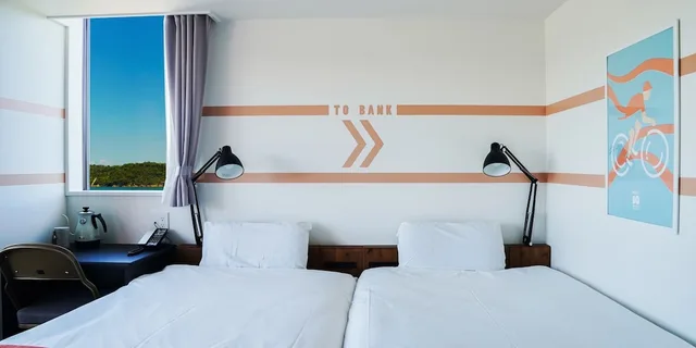غرفة سوبيريور بسريرين منفصلين بإطلالة على البحر بشرفة، SETOUCHI KEIRIN HOTEL 10 by Onko Chishin 2/3