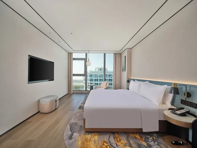 جناح ديلوكس بسرير كينج، Hilton Garden Inn Guangzhou Baiyun Airport 1/3