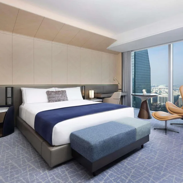 جناح بريميير بسرير كينج وسريرين منفصلين بغرفتي نوم، Fairmont Ambassador Seoul 17/23
