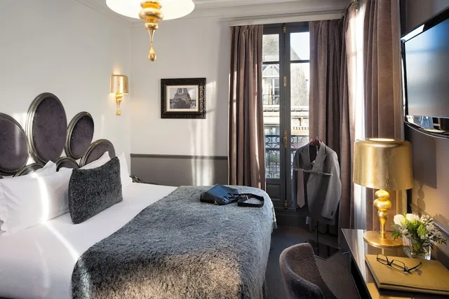 غرفة سوبيريور بسرير كينج بشرفة، Hotel Lumen Paris Louvre 1/10
