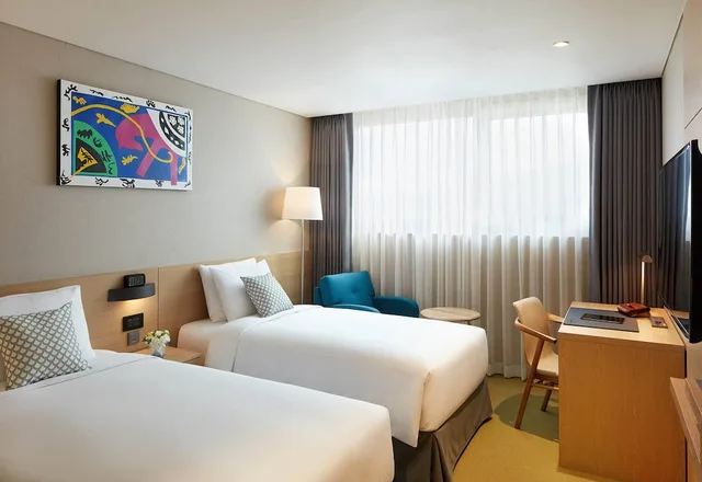 غرفة سوبيريور بسريرين منفصلين، Howard Johnson by Wyndham Incheon Airport 3/10