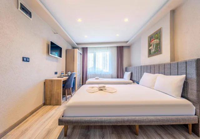 غرفة بسريرين منفصلين، Evim Hotel 4/10