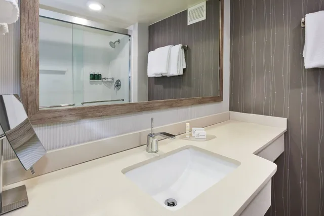 غرفة بسرير كينج مع أريكة، Courtyard Secaucus Meadowlands 3/4