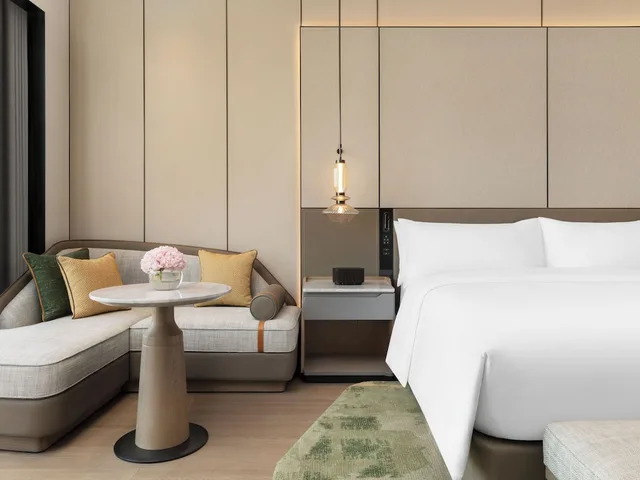 غرفة بسرير كينج لذوي الإعاقة، DoubleTree by Hilton Zhengzhou Airport Aerotropolis 3/4