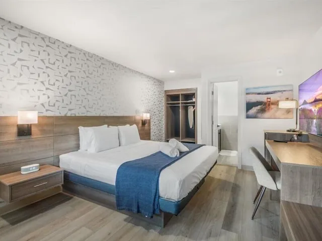 غرفة قياسية بسرير كينج بحمام خاص، Geary Parkway Motel 3/10