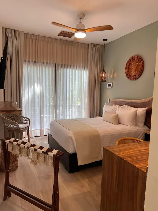 غرفة قياسية بسرير مزدوج بإطلالة على الحديقة، Hotel Gafsacomm Tulum Aeropuerto 4/8