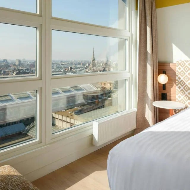 شقة بسرير كينج بإطلالة على المدينة بغرفة نوم واحدة مع أريكة، Residence Inn by Marriott Lille 3/4