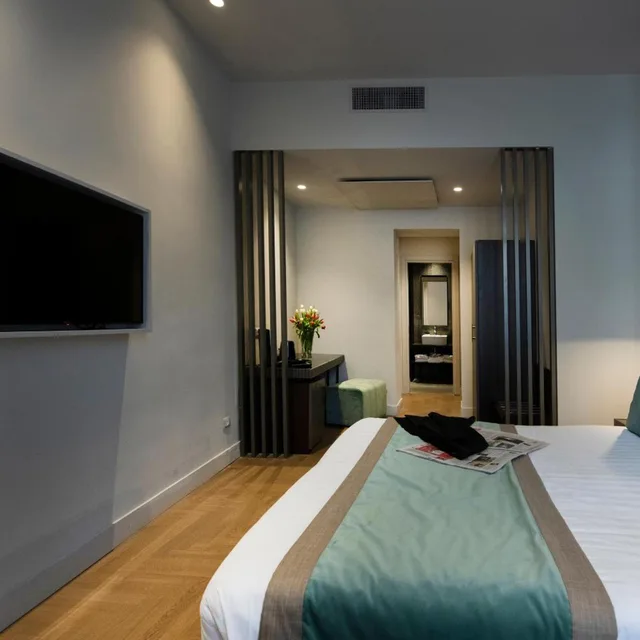 غرفة ثلاثية بسرير فردي في الملحق، Hotel 77 Seventyseven 2/10
