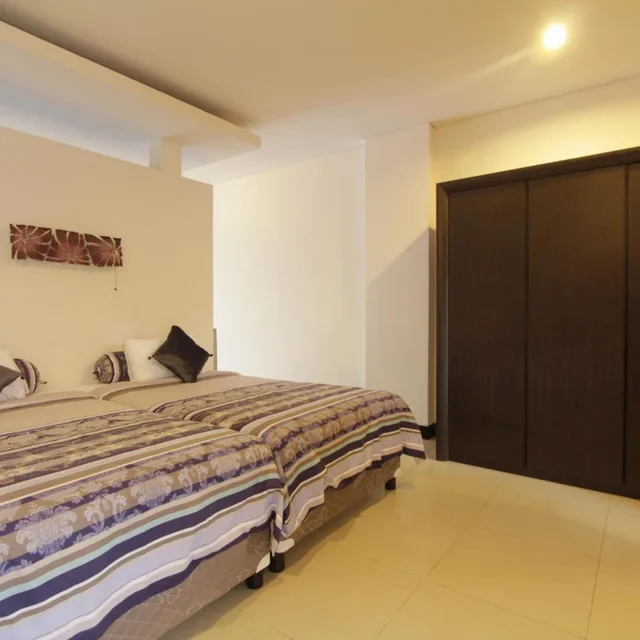 غرفة ديلوكس بسرير مزدوج أو سريرين منفصلين، Hotel Alit S Beach 3/10