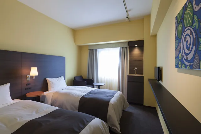 غرفة بسريرين منفصلين، Ginza Grand Hotel 1/2