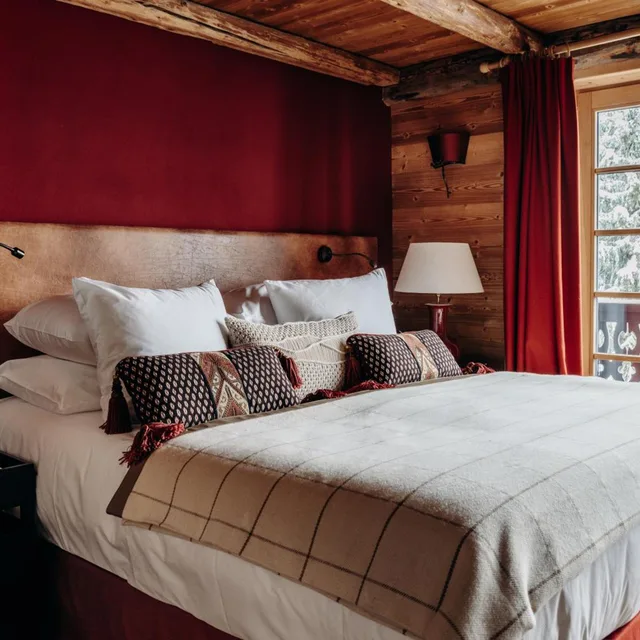 غرفة عائلية بسرير كينج، Les Chalets du Mont d'Arbois, Megeve 3/7